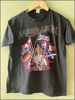 T-Shirt: Real To Reel Eurotour 1984 (front) - November-December 1984